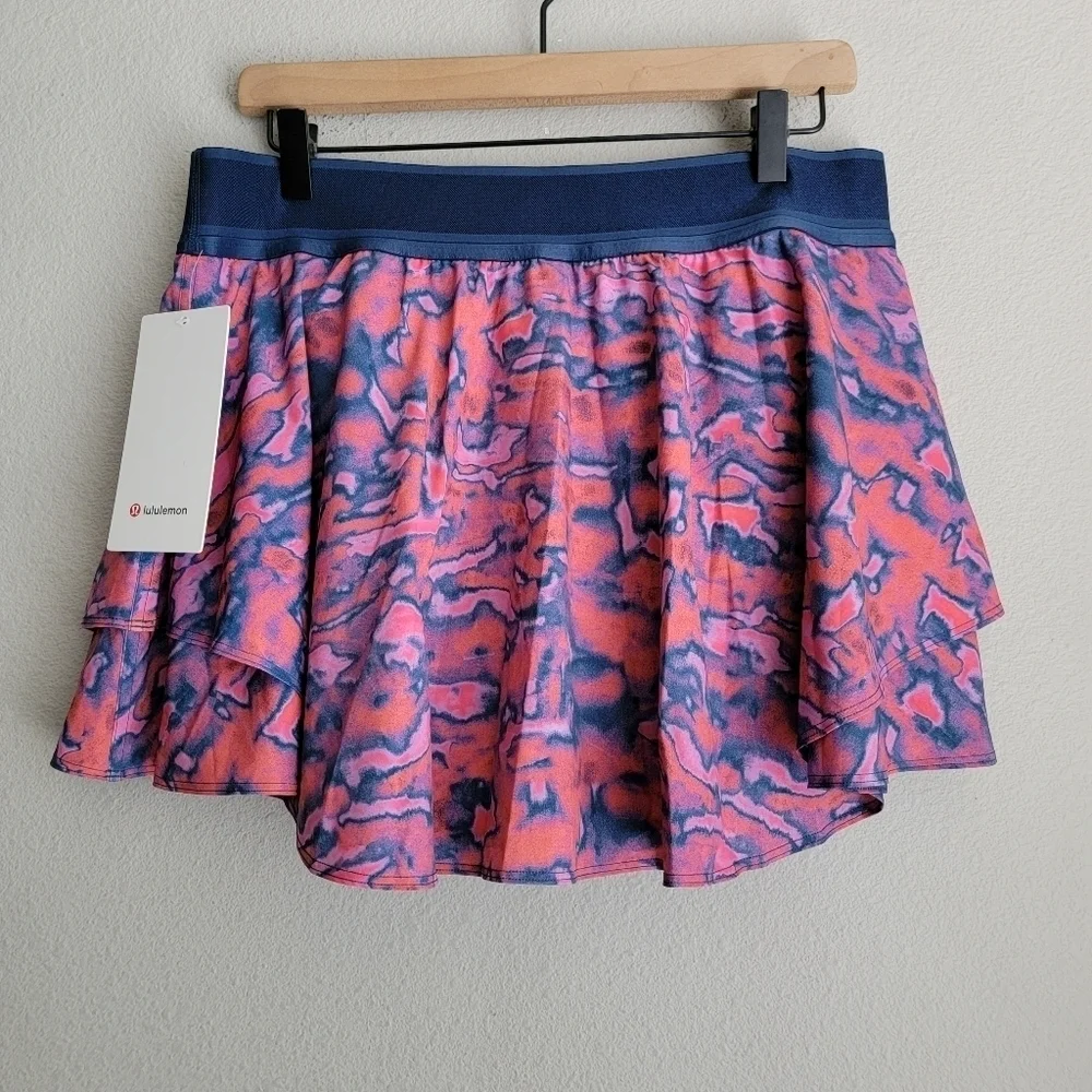 Lululemon Court Rival High Rise Skirt size 12 NWT